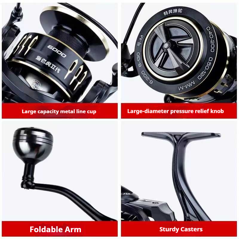 TEBEN Sea Tiger II Spinning Re - đánh giá và giá Surf Reel