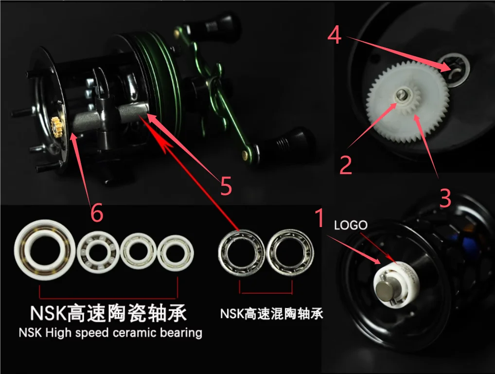 aioushi- Special NSK ceramic b - đánh giá và giá Fly Reel