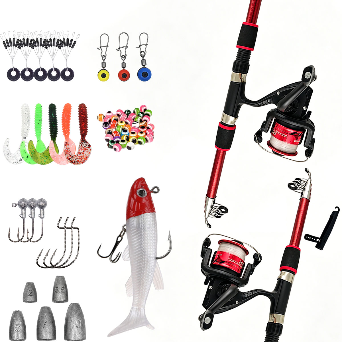 Spinning Fishing Rod and Reel  - đánh giá và giá Conventional Reel